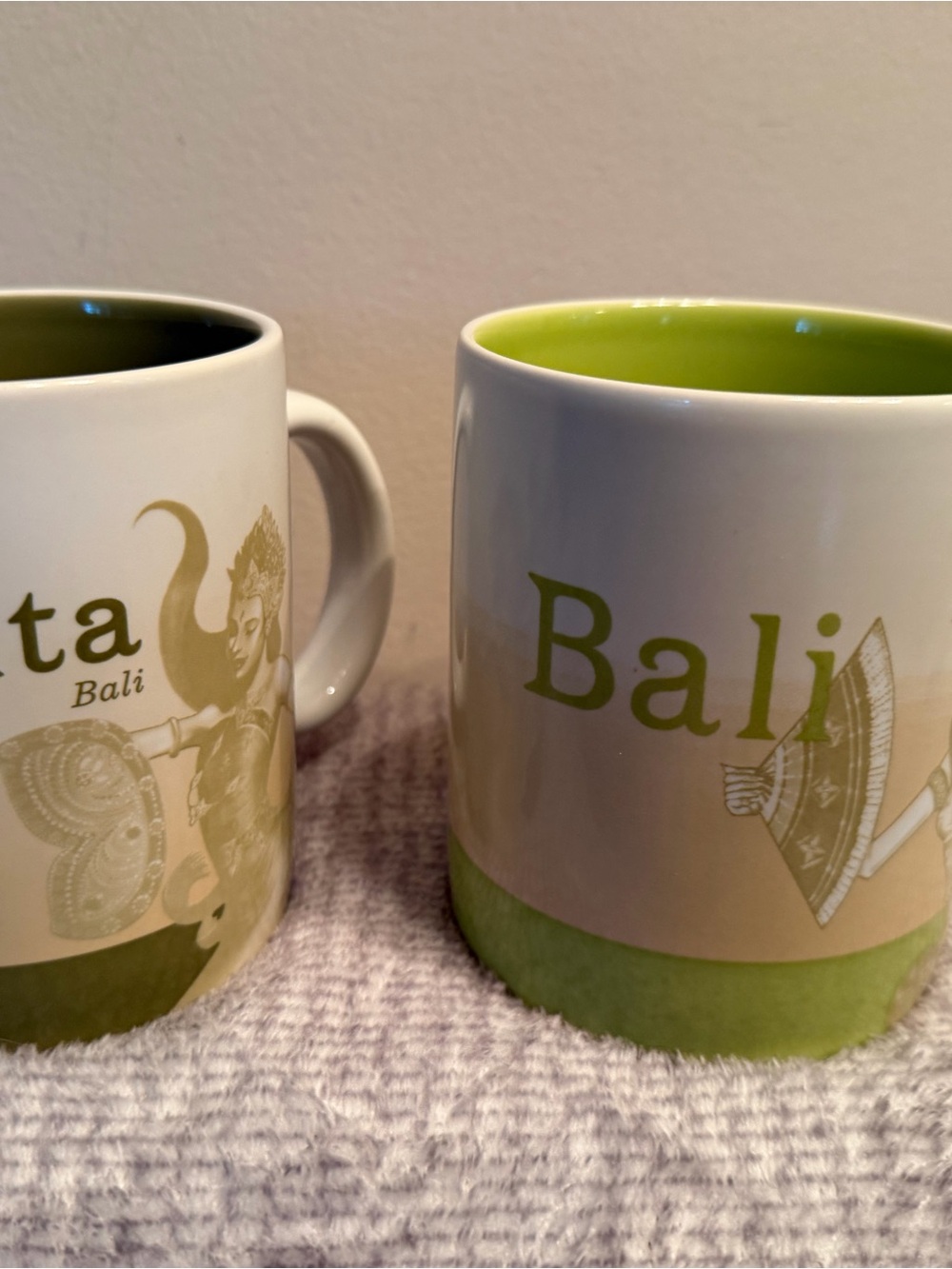 Starbucks Bali and Kuta Ceramic Mugs